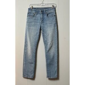 American Eagle Womens Ne(x)t Level AirFlex Straight Leg Jean Light Wash Sz 28x30